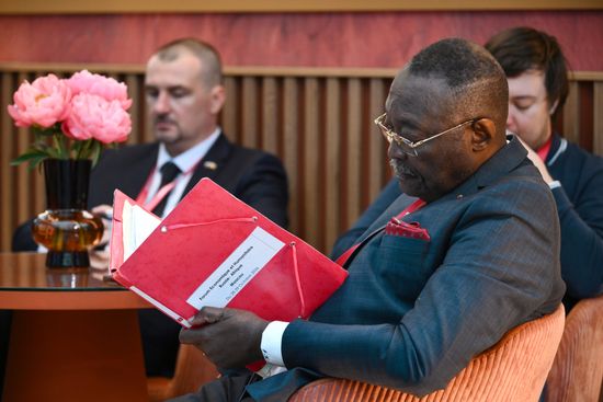 The Russia-Africa Forum at Gostiny Dvor in Moscow. Location: Russia, Moscow. Author: Vladimir Astapkovich/Sputnik. Russia-Africa Forum in Moscow