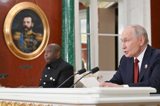 Media statements by President Vladimir Putin and President of Burundi and Chairperson of the African Union Evariste Ndayishimiye
