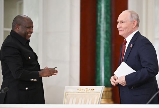 Media statements by President Vladimir Putin and President of Burundi and Chairperson of the African Union Evariste Ndayishimiye
