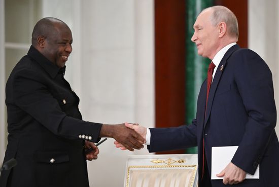 Media statements by President Vladimir Putin and President of Burundi and Chairperson of the African Union Evariste Ndayishimiye