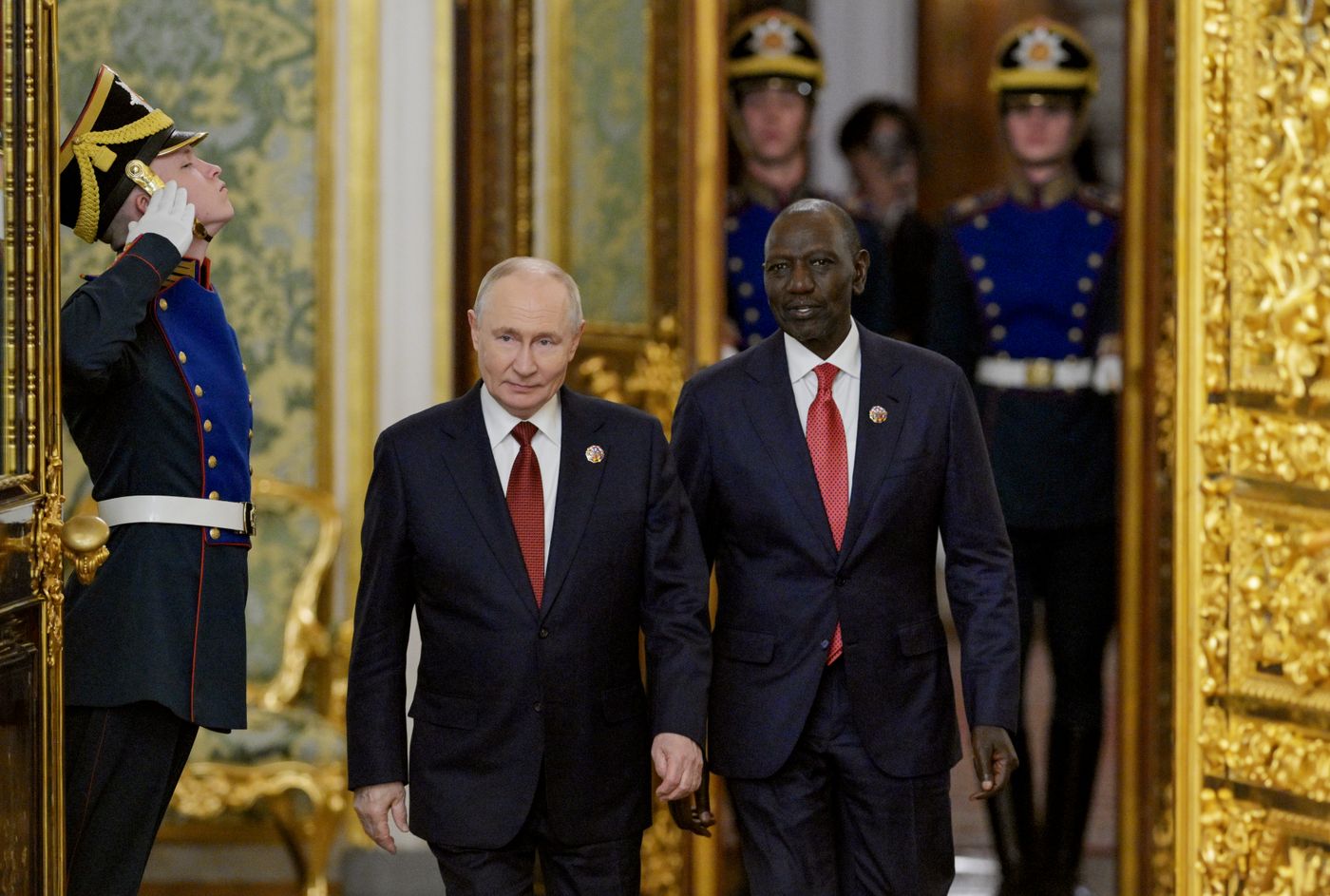 President Vladimir Putin meets with President of the Republic of Kenya William Ruto