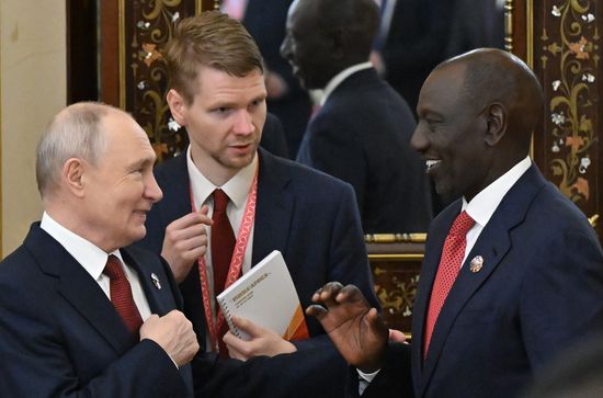 President Vladimir Putin meets with President of the Republic of Kenya William Ruto