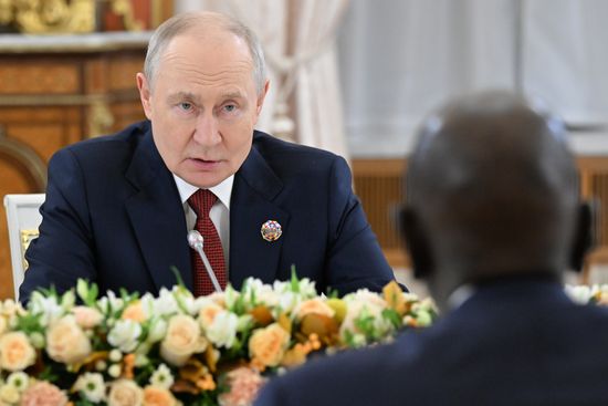 President Vladimir Putin meets with President of the Republic of Kenya William Ruto