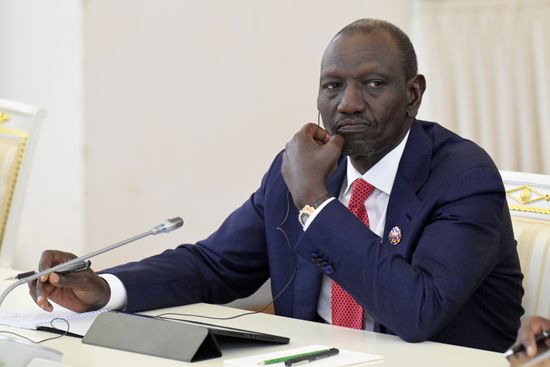 President Vladimir Putin meets with President of the Republic of Kenya William Ruto