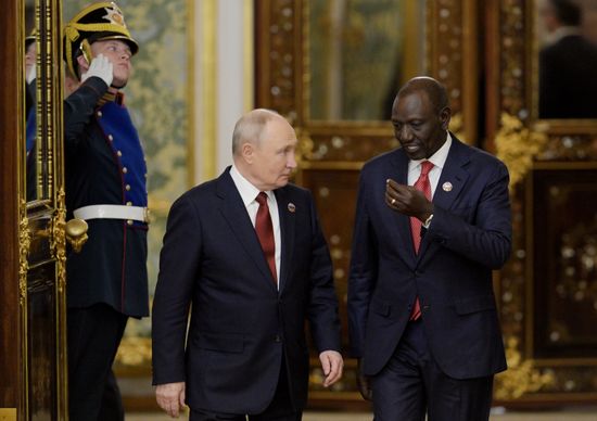 President Vladimir Putin meets with President of the Republic of Kenya William Ruto
