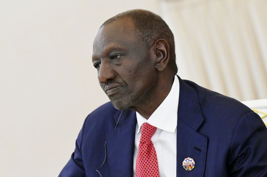President Vladimir Putin meets with President of the Republic of Kenya William Ruto