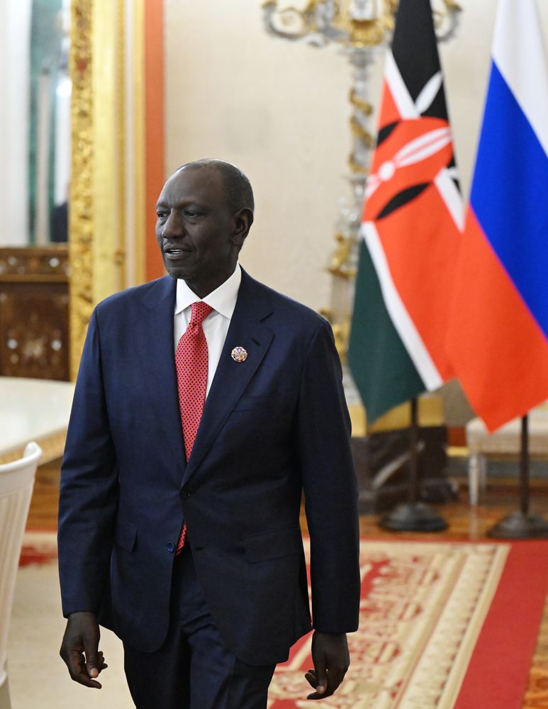 President Vladimir Putin meets with President of the Republic of Kenya William Ruto