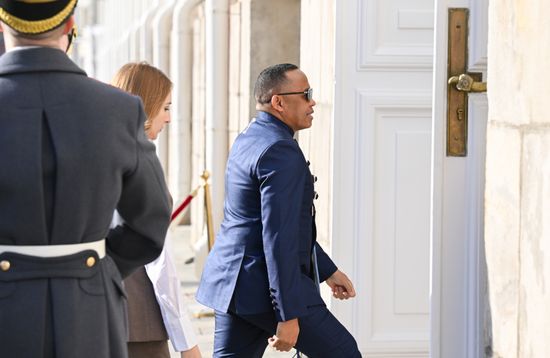 President of the Council of the Presidency for the Re-Foundation of the Republic of Madagascar, Michael Randrianirina, arrives for his meeting with President of Russia Vladimir Putin on the sidelines of the 3rd Russia–Africa Summit and Forum in Moscow. Location: Russia, Moscow. Author: Alexey Maishev/Sputnik. President of Russia Vladimir Putin meets with President of the Council of the Presidency for the Re-Foundation of the Republic of Madagascar Michael Randrianirina