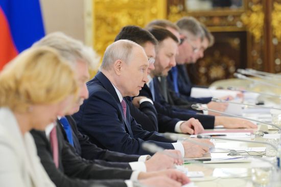 Russian President Vladimir Putin during a meeting with Chairman of the Transitional Sovereignty Council of Sudan Abdel-Fattah Al-Burhan held on the sidelines of the 3rd Russia-Africa Summit and Forum in Moscow. Location: Russia, Moscow. Author: Grigory Sysoev/Sputnik. Russian President Vladimir Putin meets with Chairman of the Transitional Sovereignty Council of Sudan Abdel-Fattah Al-Burhan