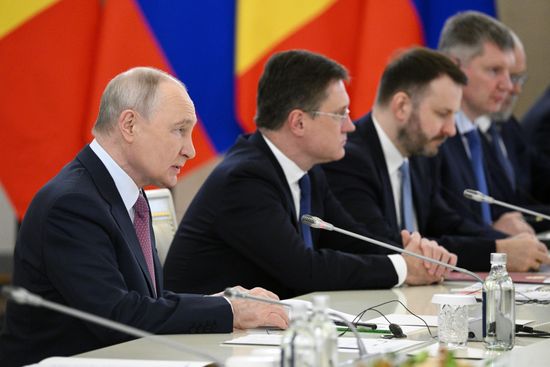 Russian President Vladimir Putin meets with Interim President of Mali Assimi Goïta