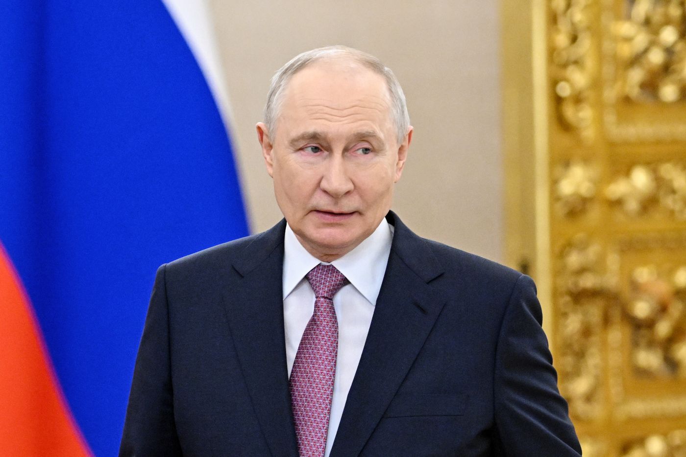 Russian President Vladimir Putin meets with President of the Democratic Republic of the Congo Felix Antoine Tshisekedi Tshilombo