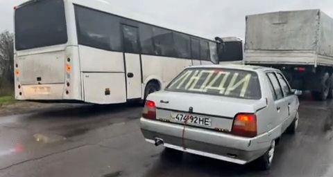 Russia Ukraine Alyoshki Humanitarian Aid