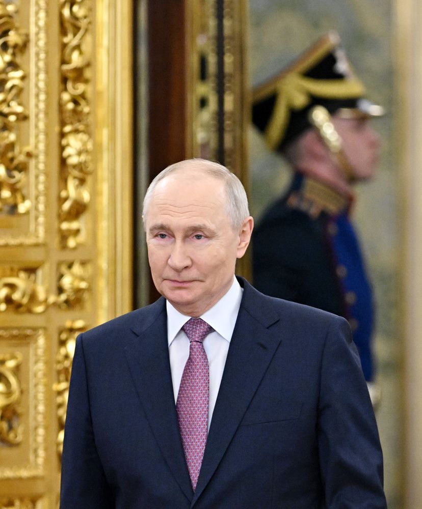 Russian President Vladimir Putin meets with President of the Democratic Republic of the Congo Felix Antoine Tshisekedi Tshilombo