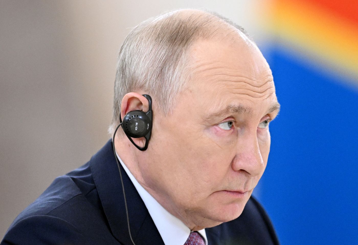 Russian President Vladimir Putin meets with President of the Democratic Republic of the Congo Felix Antoine Tshisekedi Tshilombo