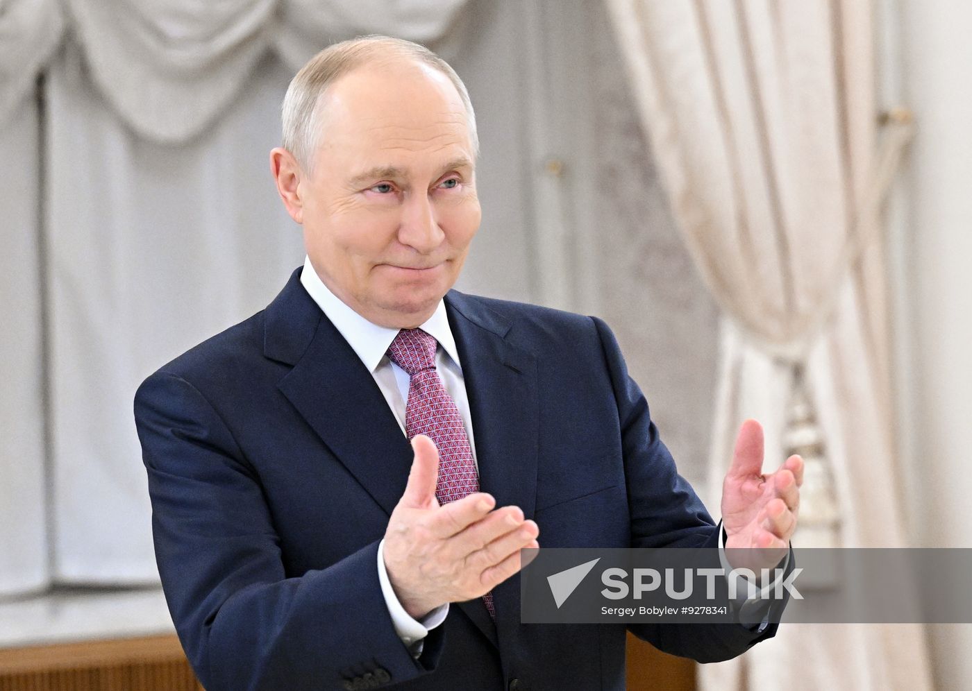 Russian President Vladimir Putin meets with President of Eritrea Isaias Afwerki