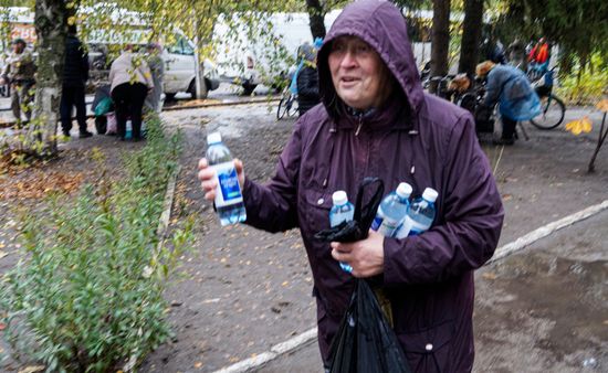 Russia Ukraine Alyoshki Humanitarian Aid